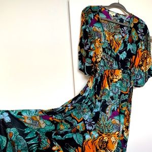 World Market Boho Jungalow Maxi Dress XL L
